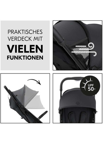 Тележка прогулочная Travel N Care Plus Black (16018-3) Hauck (329194428)