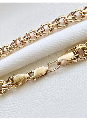 Золотой браслет «Бисмарк» Столичная ювелирная фабрика (18см) 310306-1, золото 585 пробы. Столична Ювелірна Фабрика (355795873)