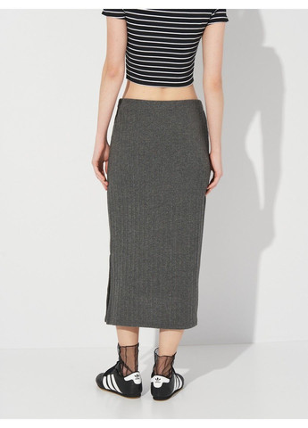 Серая однотонная юбка C&A