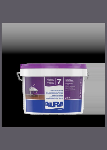 Краска для стен и потолков шелковисто-матовая Luxpro 7 Белая 10л AURA (317290512)