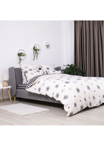 Євро комплект постільної білизни Бязь з наволочками 70*70 см, 115 гр/м2 Miracle Білий (19990200215) ТЕП (365851887)