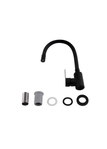 Змішувач на мийку Pure 015F3 Matt (k35) з гнучким виливом BRIPUR015F3BLM Brinex (365736271)