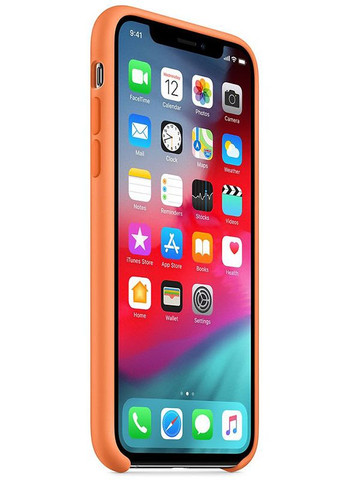 Чехол-накладка Silicone Case Apple iPhone X/XS Papaya Toto (301780288)