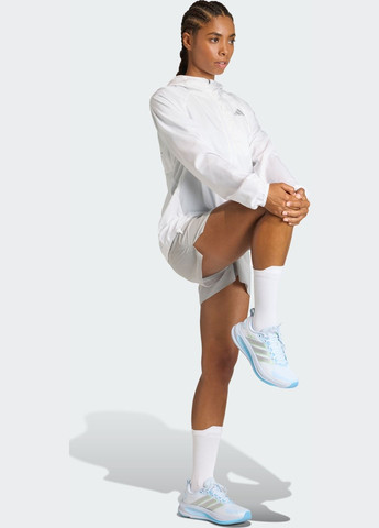 Белая демисезонная куртка adi365 running essentials adidas
