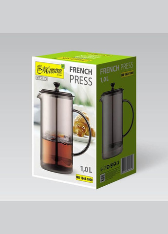 Френч-пресс для чая и кофе 1 л (MR-1861-1000) Maestro (334008776)