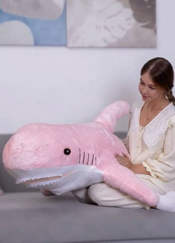 Плюшева іграшка акула велика 160 см — м'яка подушка для обіймів My Kigu (370370666)