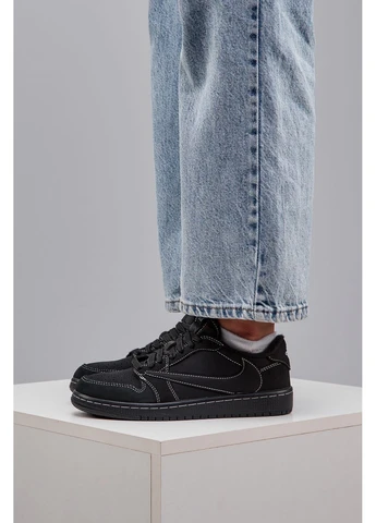 КРОСІВКИ ЖІНОЧІ NIKE TRAVIS SCOTT X AIR JORDAN 1 LOW OG PHANTOM НАЙК АІР РЕТРО No Brand комбіновані демісезони (391065277)