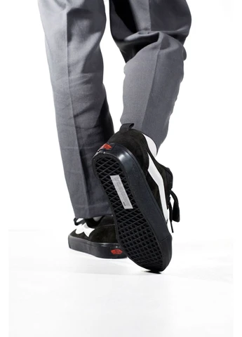 КРОСІВКИ ЖІНОЧІ VANS KNU SKOOL BLACK ВАНС КНУ СКУЛ ЧОРНІ No Brand чорні демісезони (391063577)