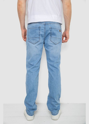 Голубые демисезонные джинсы мужские однотонные 244R21-730 Annabelle