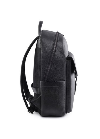 Молодежный качественный рюкзак из натуральной кожи Qvant 131419-28 - Черный Tiding Чоловічі шкіряні рюкзаки (366889846)