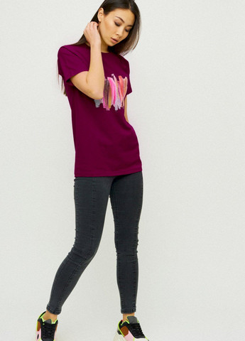 Футболка Boyfriend / air print / YAPPI - (252386032)