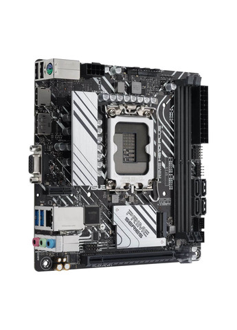Материнcька плата PRIME H610I-PLUS-CSM s1700 H610 2xDDR5 M.2 HDMI D-Sub DP mITX Asus (314747236)