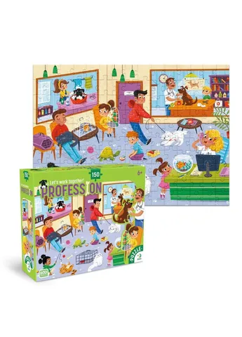 Пазл детский "Профессии. Ветеринар" 300701, 150 элементов DoDo Toys (389130629)