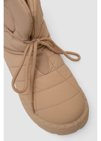 Бежеві дутики жіночі зимові на хутрі, колір бежевий, 248rfm100-5 Ager