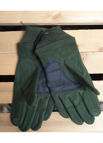 Чоловічі флісові рукавиці з прорезиненою долонню No Brand (362452413)