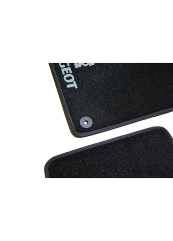 Ворсові килимки в салон для Пежо / Peugeot (2010-2018) /Чорні 5шт BLCCR1481 Beltex 508 (360617099)