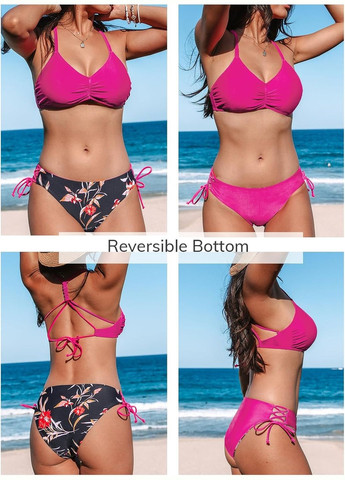 Рожевий літній купальник CUPSHE