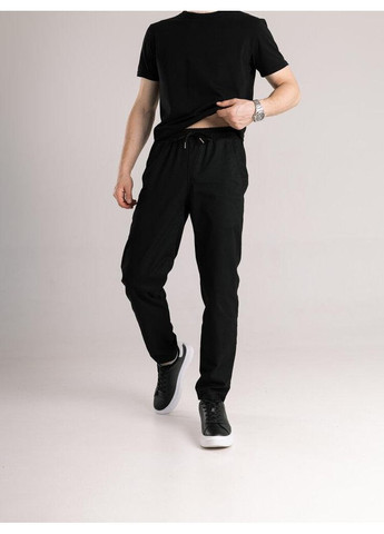 Чоловічі повсякденні штани весна/осінь чорні No Brand (358203766)