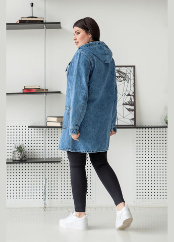 Голубая демисезонная демисезонная джинсовая куртка-ветровка вд-9 MioRichi