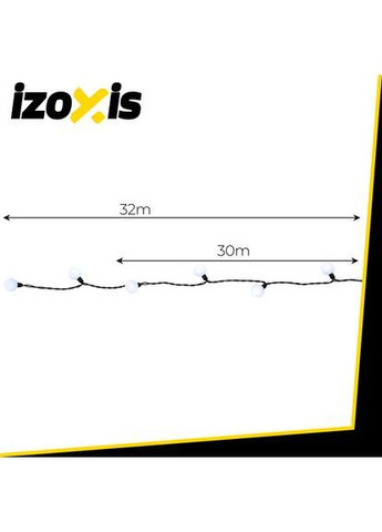 Гирлянда светодиодная 24898 для улиц и помещений 35 метров Izoxis (369768630)