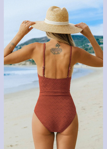 Теракотовий літній купальник CUPSHE