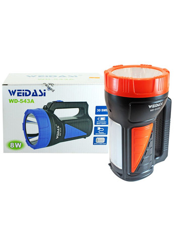 Мощный светодиодный аккумуляторный фонарь прожектор 543 переносной фонарь для охраны WD (297331806)