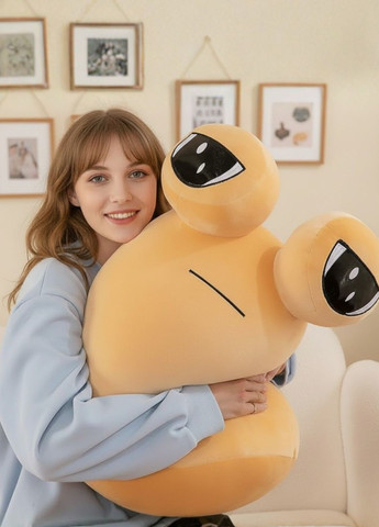 Большая мягкая игрушка инопланетянин Поу 60 см плюшевая подушка для объятий My Kigu (372463639)