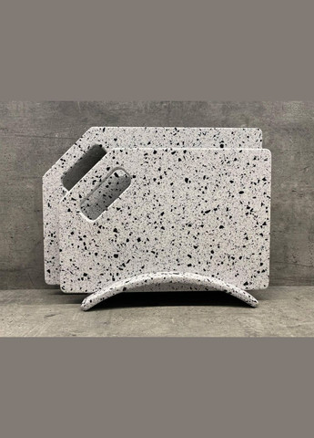 Набір кухонних дошок на підставці зі штучного акрилового каменю Toffee Crunch 2 шт No Brand (341316380)