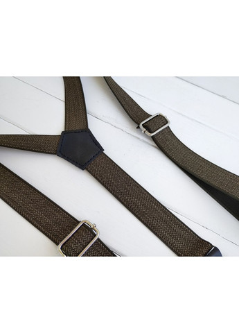 Оливкові підтяжки текстуровані Major Style (357206607)