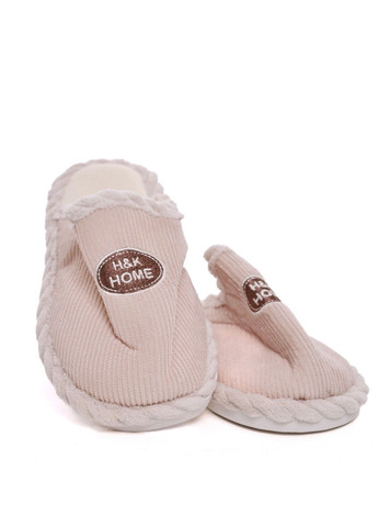 Бежевые тапочки женские Lumo