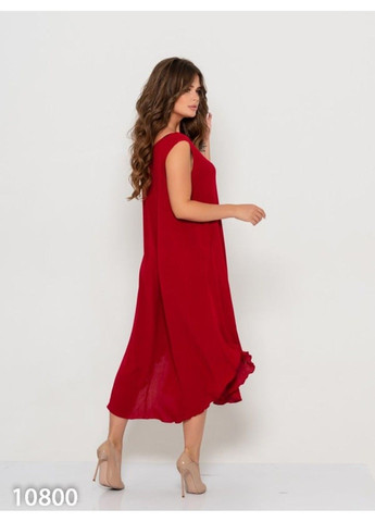 Бордовое повседневный платье issa pus 10800 бордовый ISSA PLUS