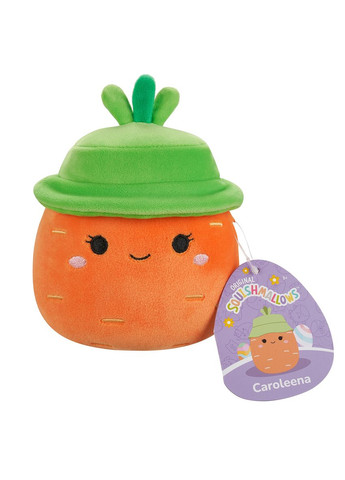 Мягкая игрушка Морковка Каролина в шляпе, 13 см () Squishmallows SQER01182 (332943421)