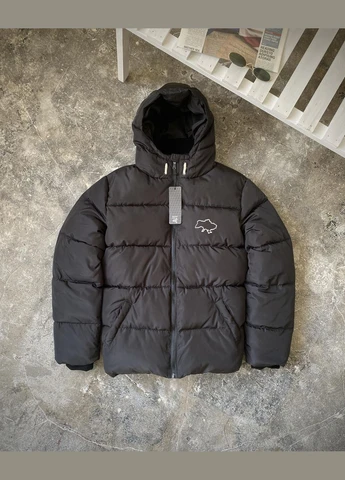 Черная зимняя куртка зимняя био-пух до -25℃ No Brand