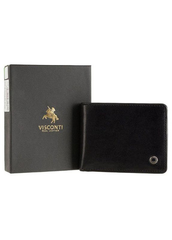 Кошелек мужской кожаный Viscont Girard Black Shadow (ENZ78 BLK) Visconti (335405362)