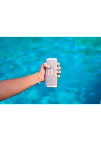 Портативна акустика Grip White 16 Вт Bluetooth 5.4 IP68 до 14 год роботи JBL (402272567)