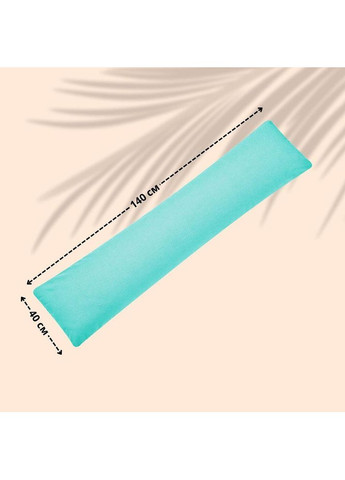 Наволочка для подушки NORDIC 40х140 см бязь со змейкой мята IDEIA (367726634)