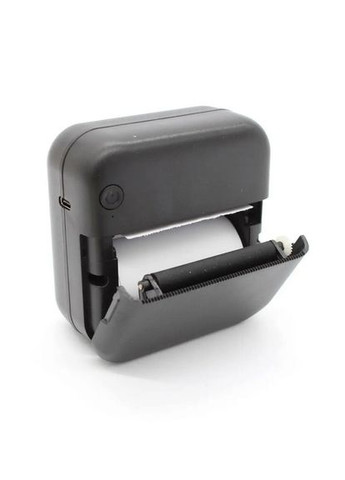 Портативний термопринтер Mini Printer C15 для друку зі смартфона без заправки чорнила Чорний No Brand (326800887)
