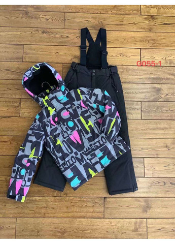 Зимовий гірськолижний термо костюм комбінезон на дівчинку 128-164 Dizumer No Brand (369735419)