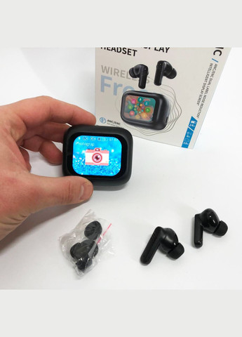 Бездротові навушники LX-10 Earbuds з LED дисплеєм Bluetooth бездротові навушники затички. Колір: чорний TWS (364664228)