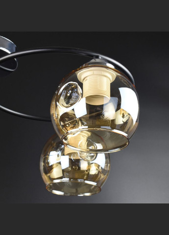 Люстра потолочная на 4 лампочки 26183 Черный 20х36х47 см. Sunnysky (364494533)