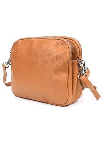 Кожаная женская сумка Italy - VC02807cognac коньячная Virginia Conti (315772095)