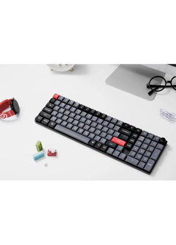 Клавіатура K17 PRO 100 Key Gateron MX 2.0 Brown RGB Hot-Swap Black (K17P-H3-UA) Keychron (322937072)