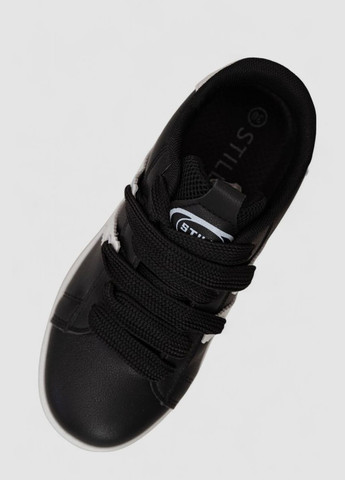 Кросівки жіночі шкіра, колір чорно-білий, 248RJH900-4 Stilli чорно-білі всесезони (331902430)