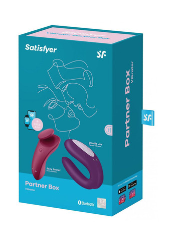 Набор Partner Box 1 (вибратор для пар Double Joy + вибратор в трусики Sexy Secret) Satisfyer (296627524)