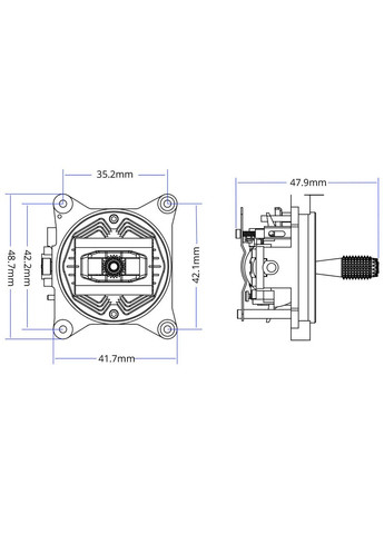 Профессиональные стики AG01 Mini CNC Hall Gimbals для TX12 и Zorro Radiomaster (293083511)