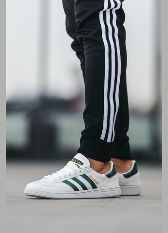 Белые всесезонные кроссовки мужские adidas spezial handball white | адидас специал белые No Brand