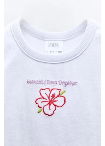 Маечка топ в рубчик для девочки Zara (400125984)