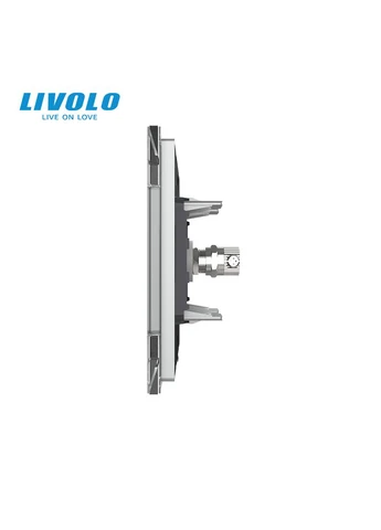 Розетка телевизионная стекло (VL-C791V-15) Livolo (370971195)