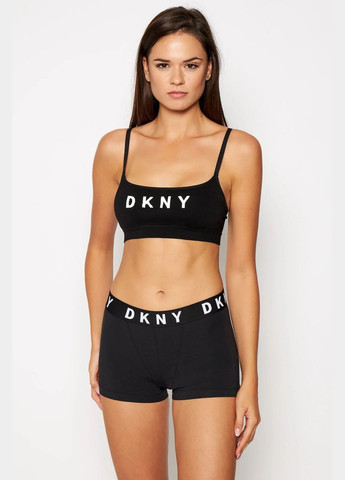 Хлопковые шортики с логотипом DKNY DK4515 black (323134616)