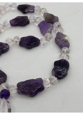 Ожерелье из кварца и аметиста 60 см Комбинированный No Brand (363829841)